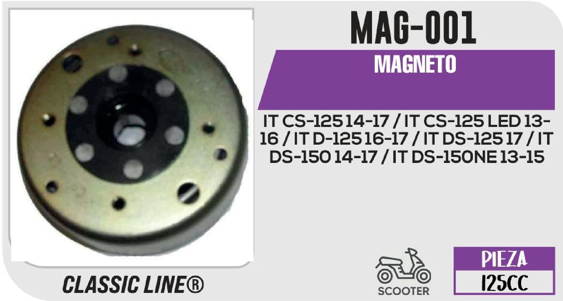 MAGNETO 8 PUNTAS) / MAG-001