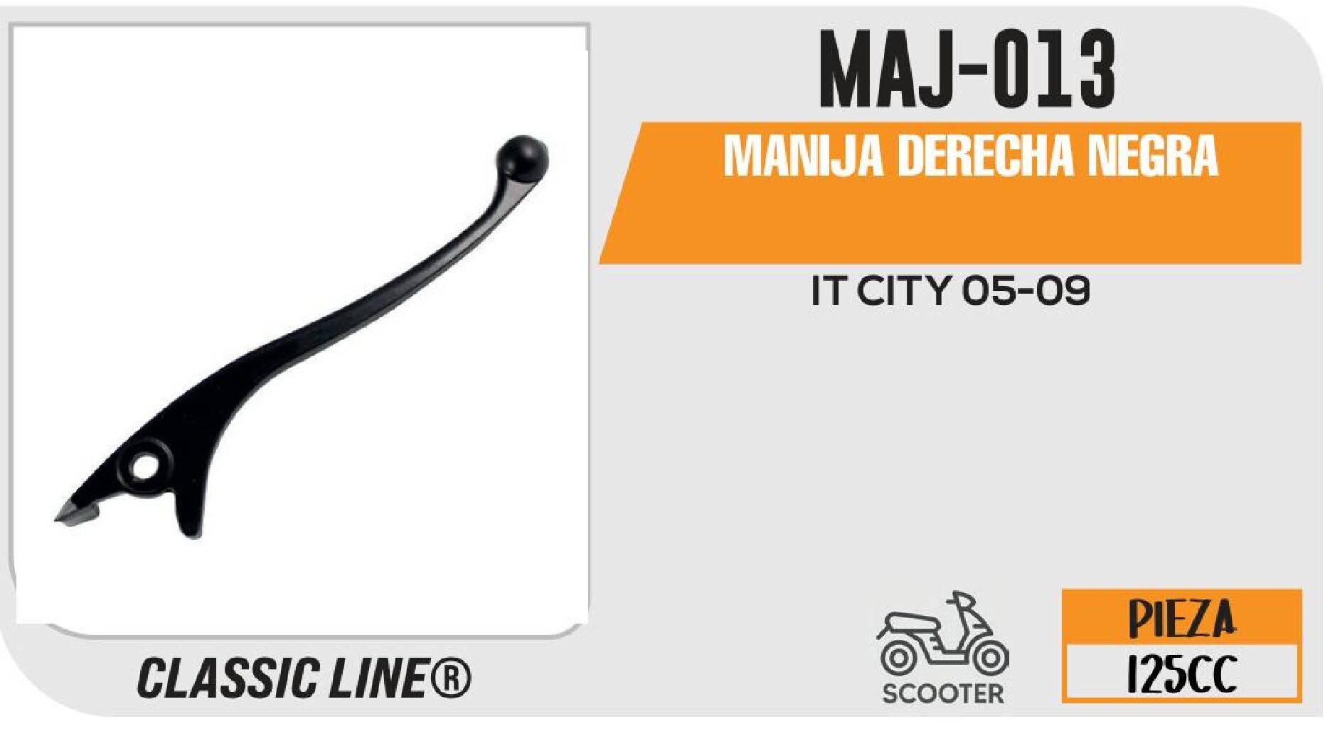 MANIJA DERECHA NEGRA / MAJ-013