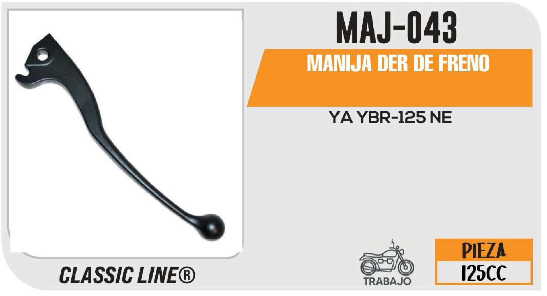 MANIJA DER DE FRENO / MAJ-043