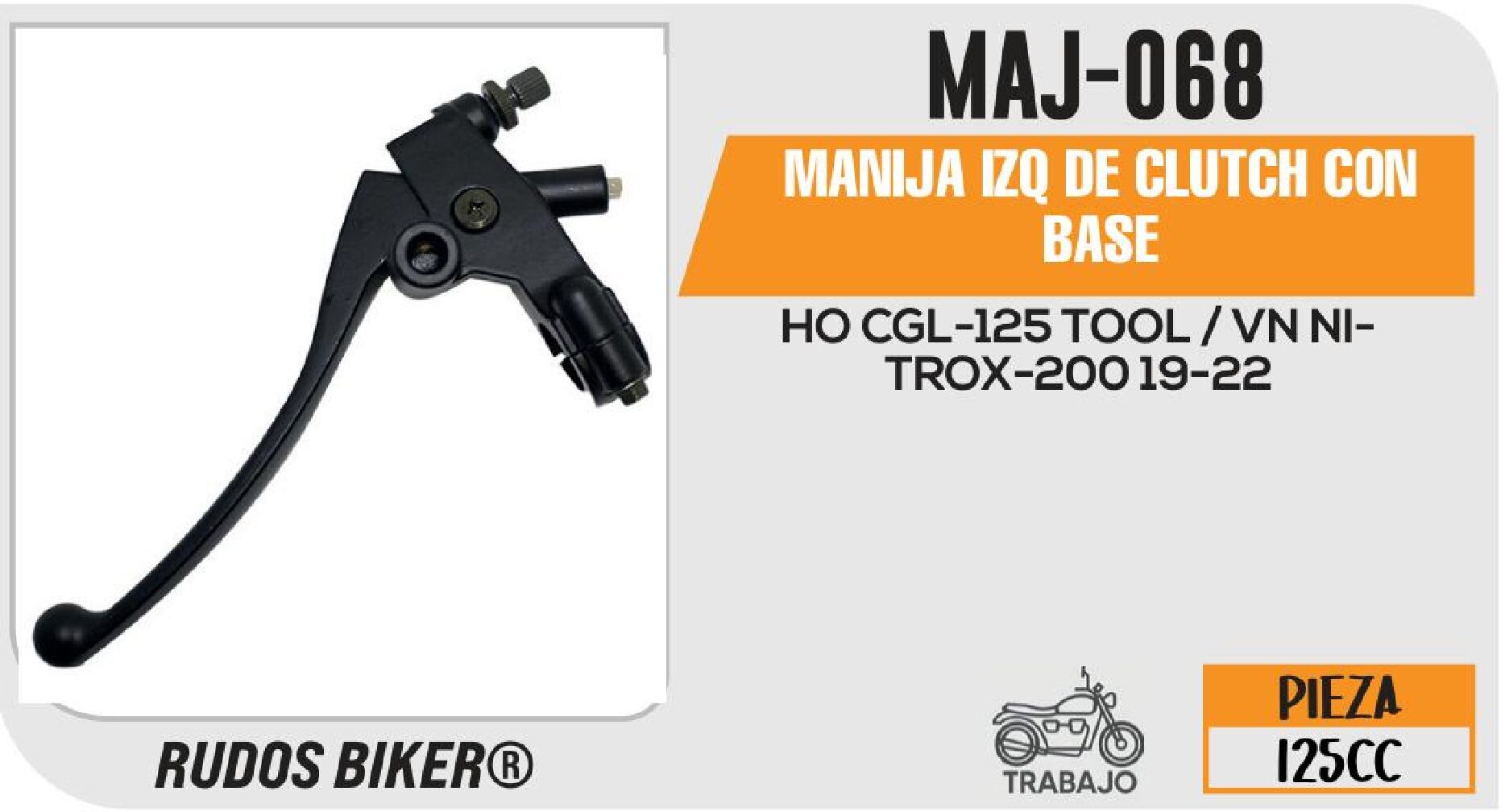 MANIJA IZQ DE CLUTCH CON BASE / MAJ-068