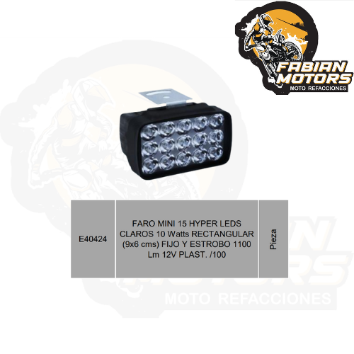 FARO HALOGENO REDONDO 9 cms CLARO METAL NEGRO CHINA /20