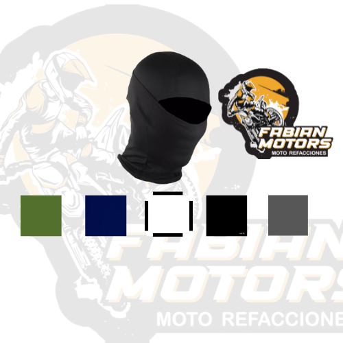 PASAMONTAÑAS UNITALLA LISO MULTICOLOR