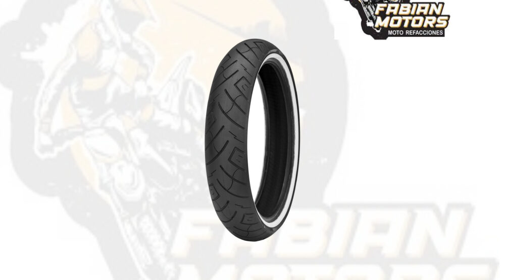 LLANTA SHINKO 100/90-19 REINF. 61H 6PR TL SR777 WW HEAVY DUTY (HD) (CARA BLANCA)