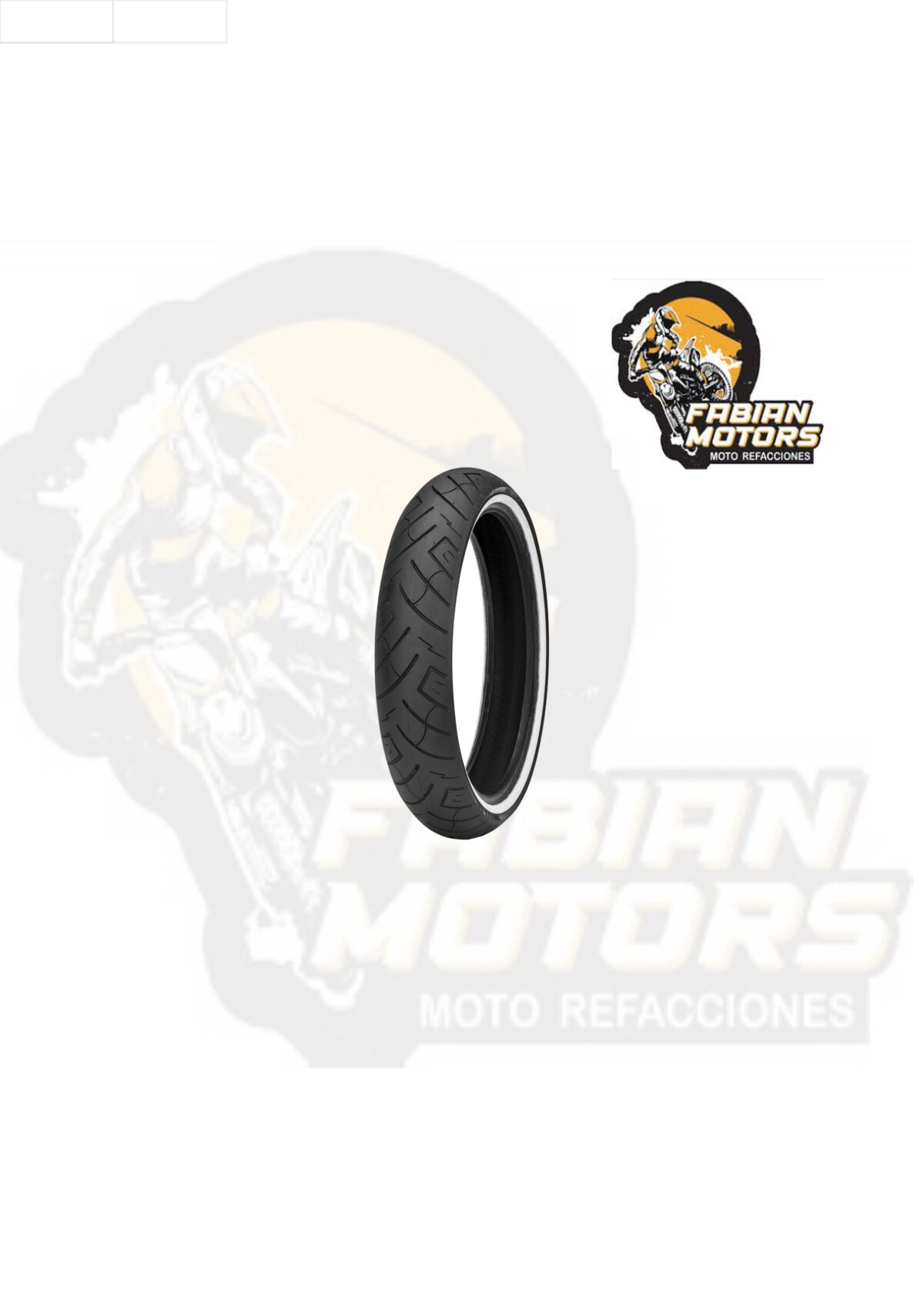 LLANTA SHINKO 100/90-19 REINF. 61H 6PR TL SR777 WW HEAVY DUTY (HD) (CARA BLANCA)
