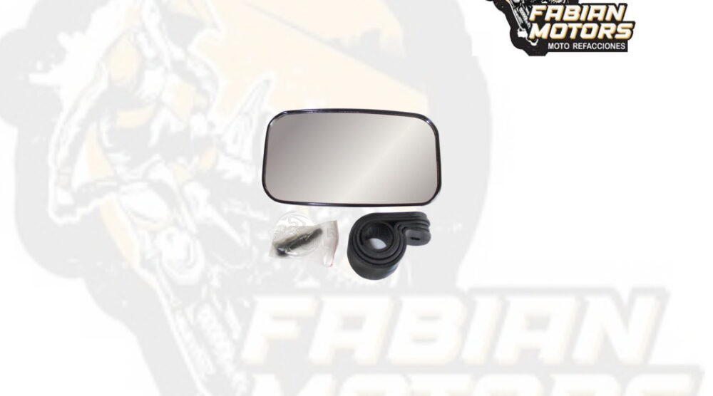 ESPEJO UTV'S PLASTICO 20.3CM LARGO X 10.16CM ALTURA (8" X 4") SOPORTE DIAMETRO 3.81CM, 4.45CM, 5.08CM (1.5", 1.75", 2") NEGRO CENTRAL P/ RZR, P/ MAVERICK, P/ MAVERICK X3 (JUEGO)