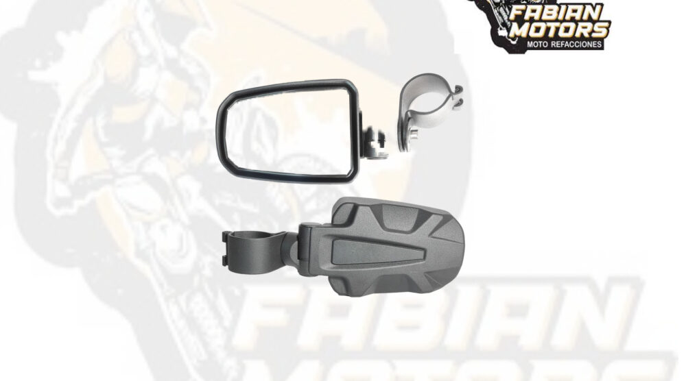 ESPEJO UTV ALUMINIO NEGRO 15.5x10cm 1.75"-2" SF-UTV-21 (PAR)