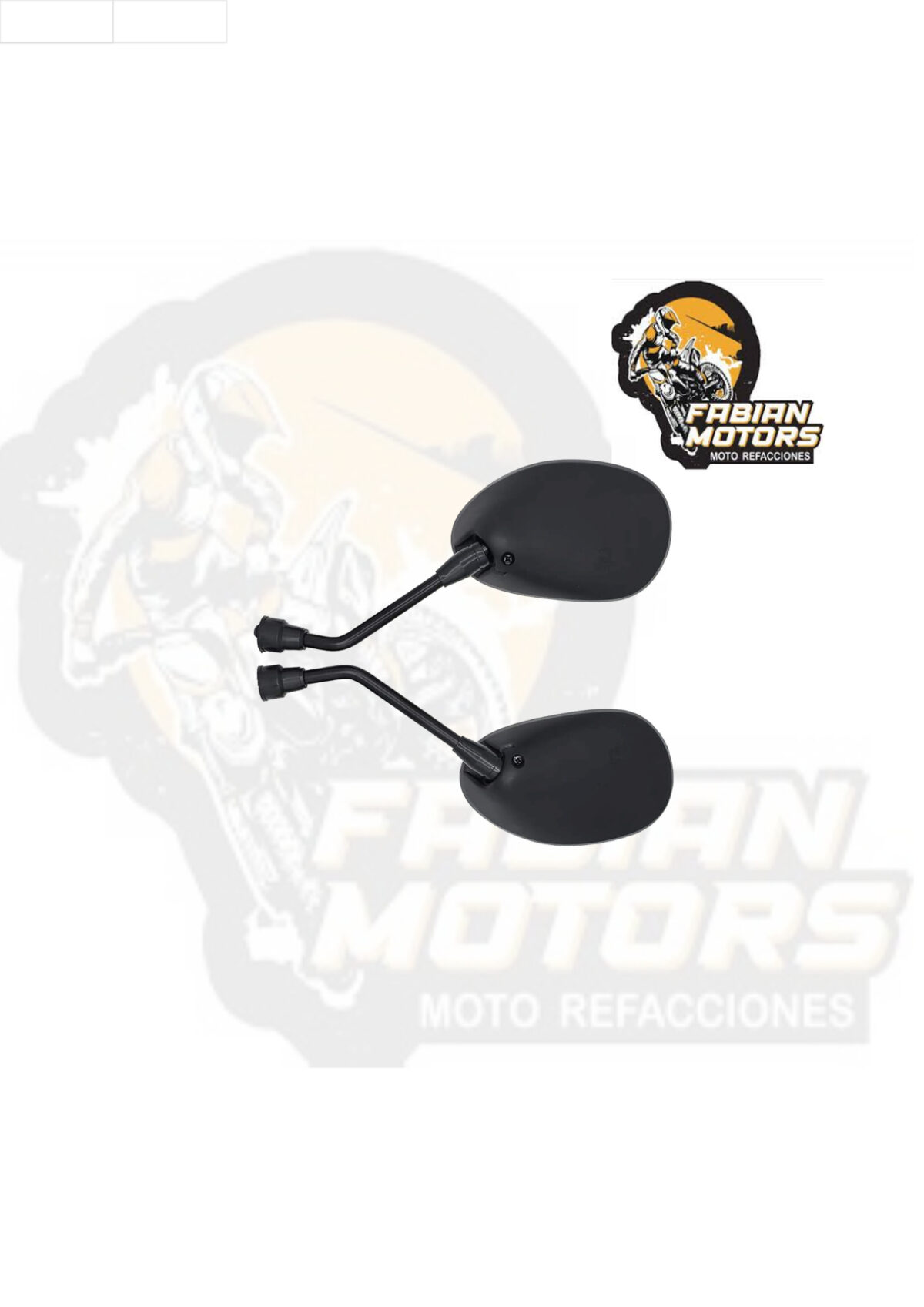 ESPEJO ATV'S, SOPORTE DIAMETRO 22.2 NEGROS A12 (JUEGO)