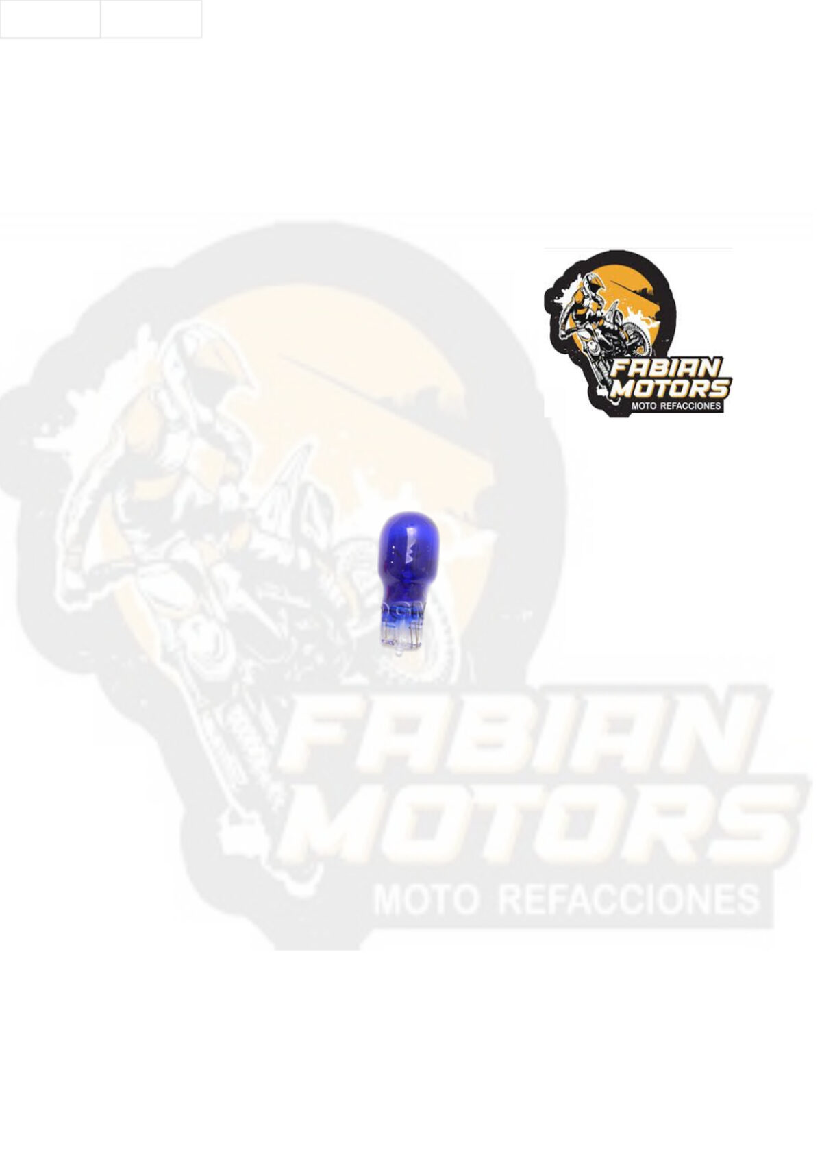 110-000014-1 FOCO DIRECCIONAL PELLIZCO AZUL 12V 10W (C-90 STR) TWN ( VENTA MINIMA 10 PIEZAS ) ( PRECIO POR PIEZA )