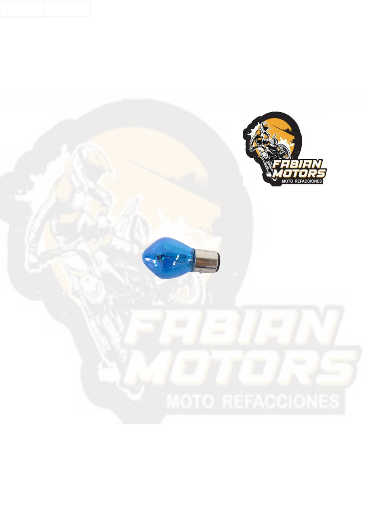 110-000071-1 FOCO FARO CBS E ISLO AZUL 12V 35/35W (MOTOS CHINAS) TWN ( VENTA MINIMA 10 PIEZAS ) ( PRECIO POR PIEZA )