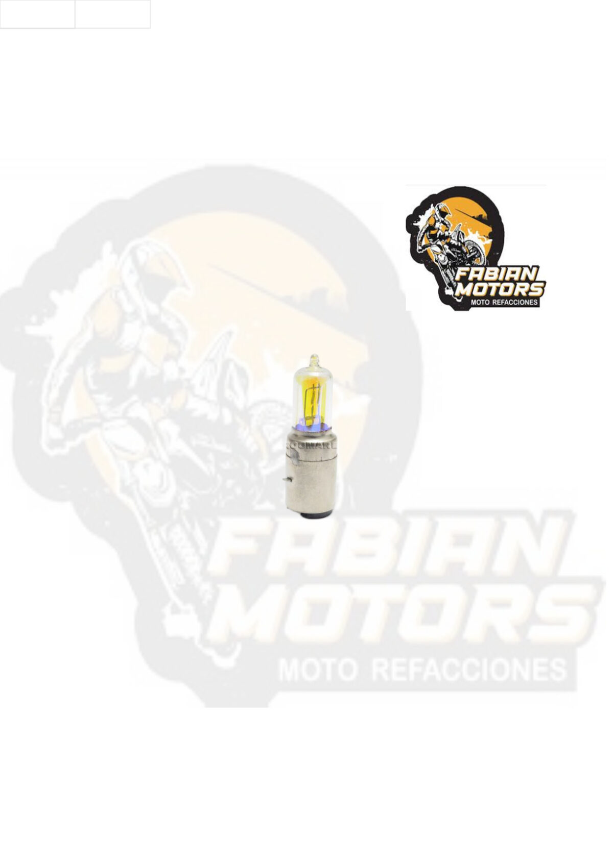 FOCO FARO HALOGENO CBS AMARILLO 12V 35/35W TWN (VENTA DE 1 PIEZA)