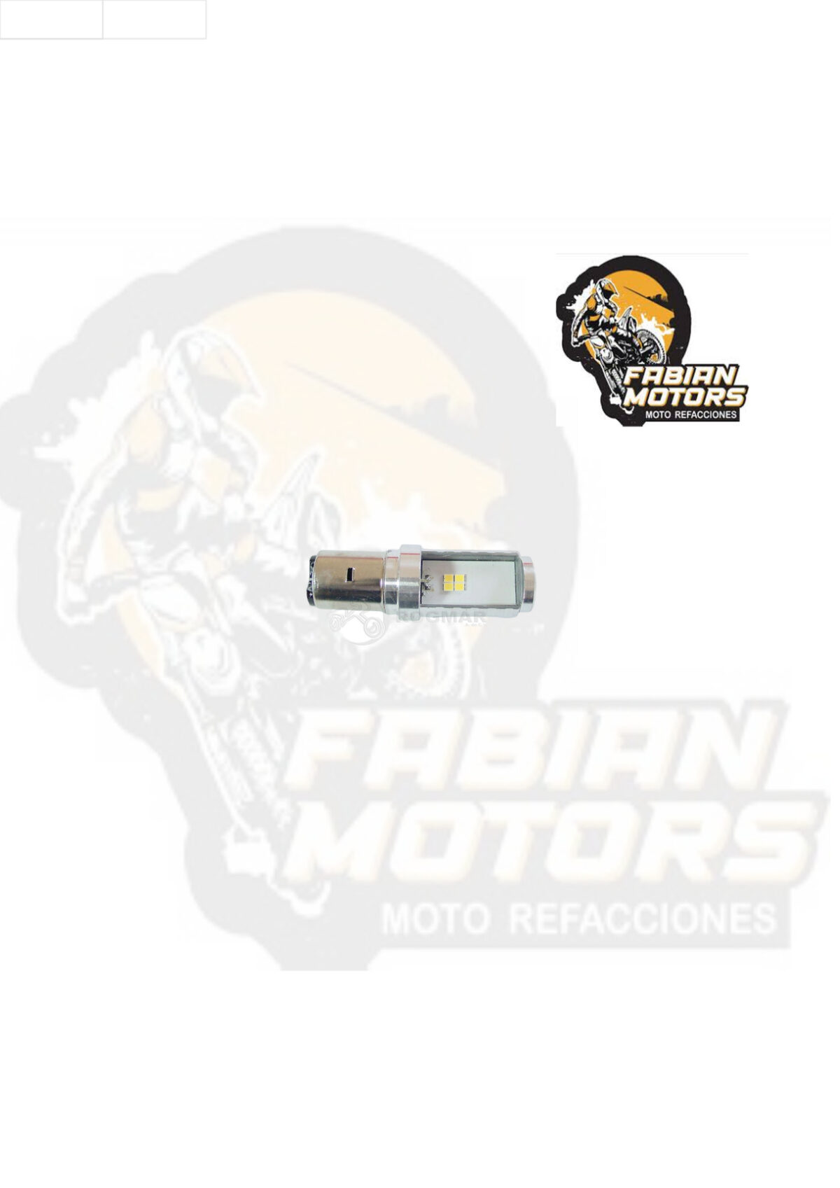 110-200008-1 FOCO FARO 2 LEDS 6W 12V CBS BA20D (BAJA 400 LM, ALTA 600 LM) A02 (VENTA DE 1 PIEZA)