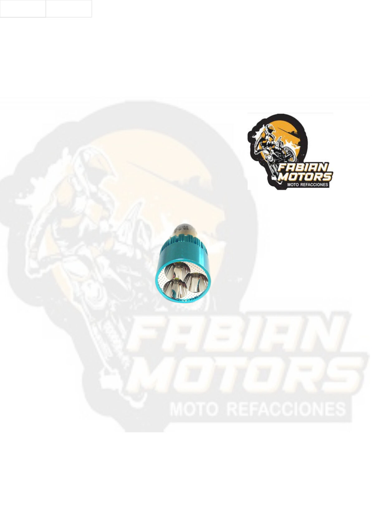 FOCO FARO 3 LEDS 12V CBS BA20D (BAJA 400LM, ALTA 600LM) (VENTA DE 1 PIEZA)