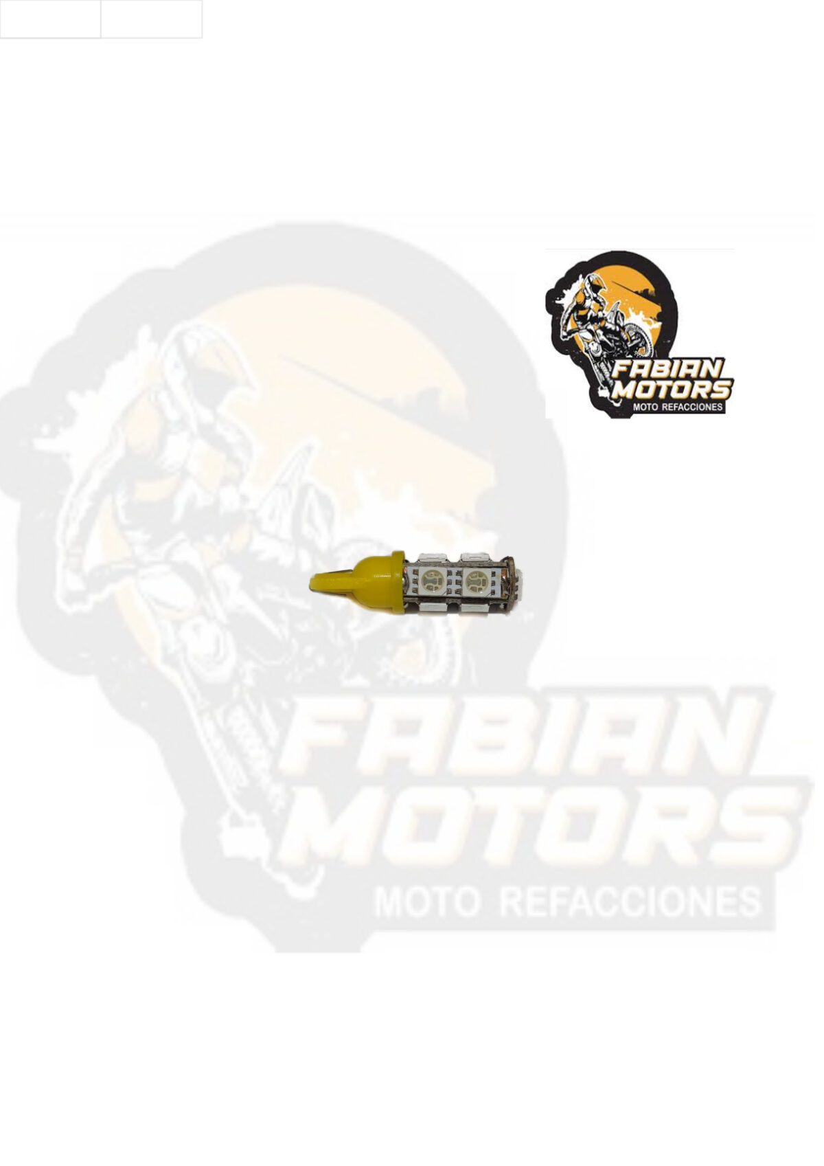 FOCO PELLISCO LED AMBAR 12V T10 ( VENTA MINIMA 10 PIEZAS ) ( PRECIO POR PIEZA )