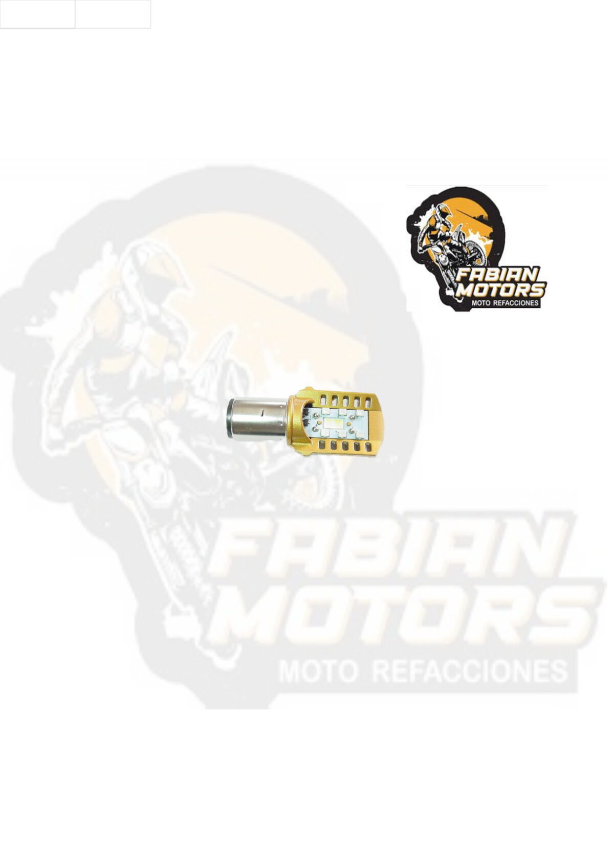 FOCO LED M11J BA20D CBS 6W 12V (BAJA 600 LM, ALTA 600LM) (VENTA DE 1 PIEZA)