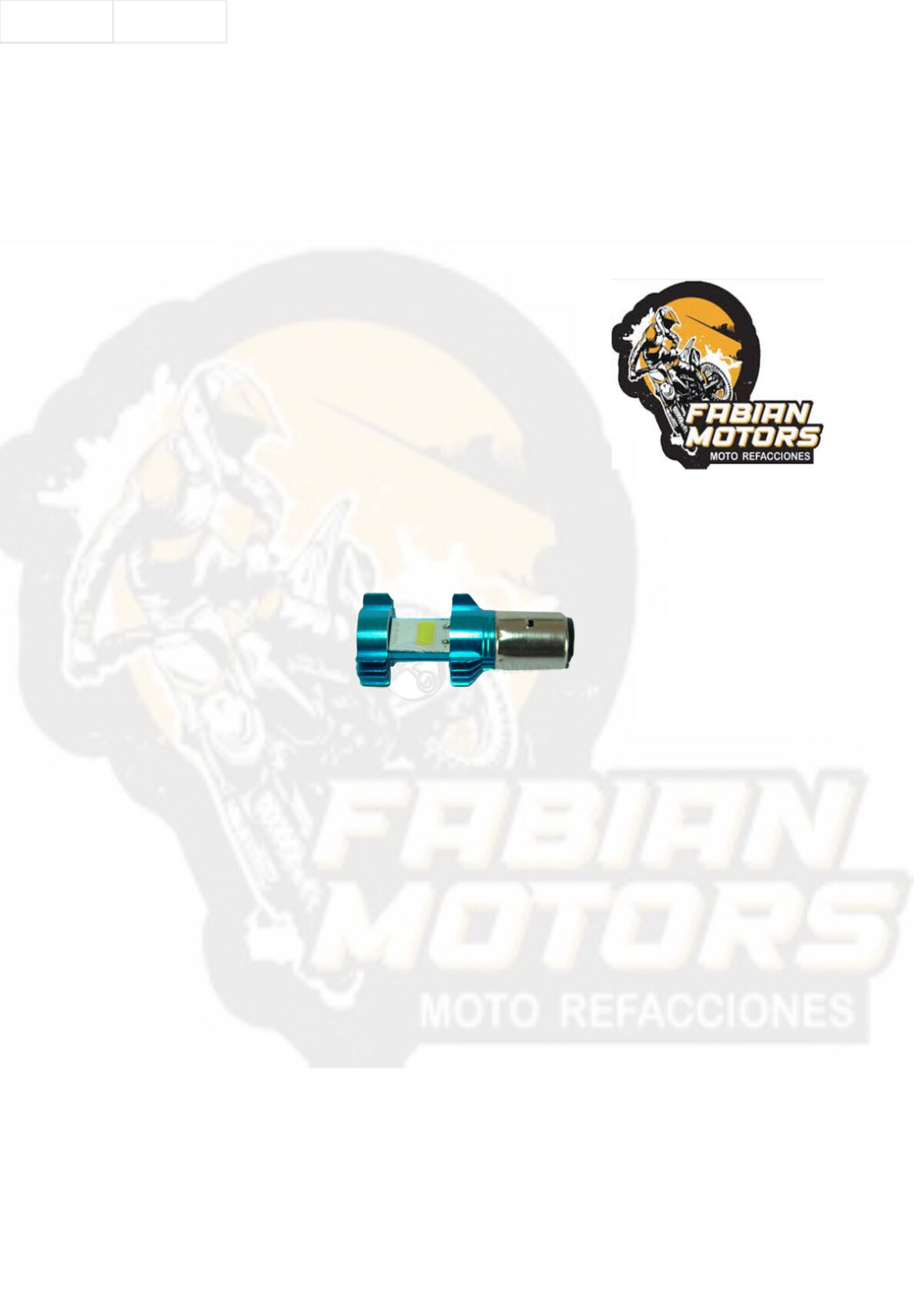 FOCO LED CBS 12V 12W AZUL SG-0136  (VENTA DE 1 PIEZA)