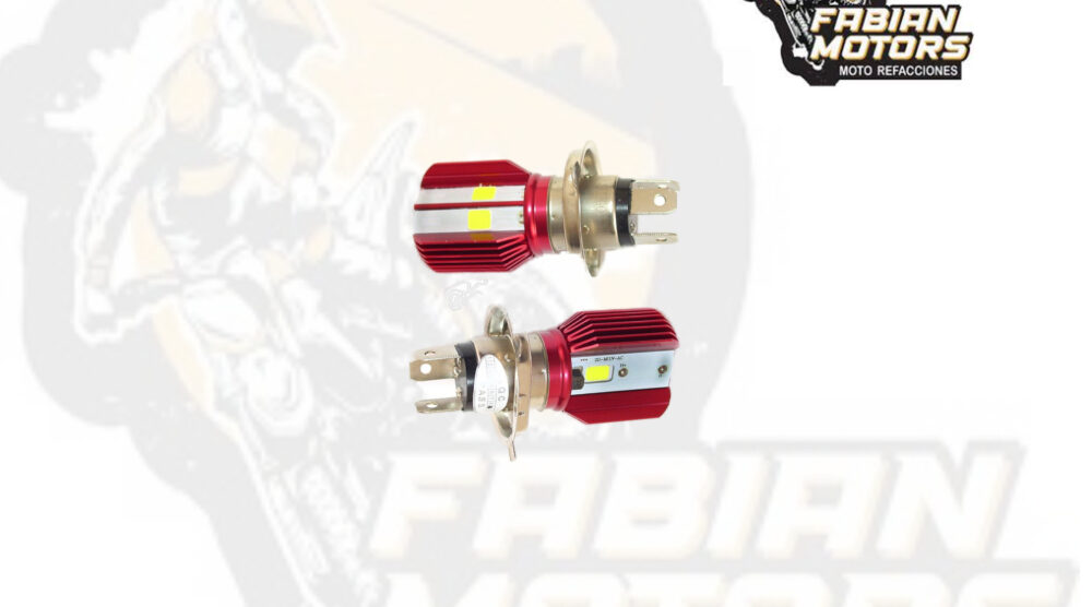 FOCO LED H4 12V 17W ROJO M11N (BAJA 1100LM, ALTA 1700LM) ( VENTA DE 1 PIEZA)