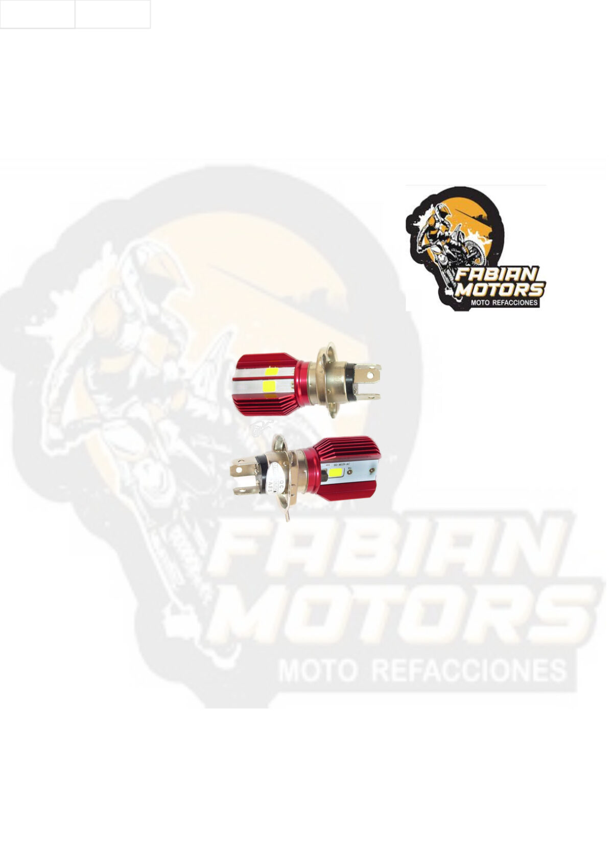FOCO LED H4 12V 17W ROJO M11N (BAJA 1100LM, ALTA 1700LM) ( VENTA DE 1 PIEZA)