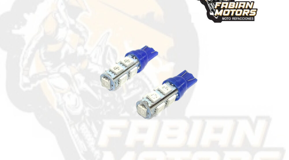 110-400001-1 FOCO DIRECCIONAL LED 12V PELLIZCO AZUL (COMPRA MINIMA POR BLISTER) (BLISTER C/ 2 PIEZAS ) (PRECIO POR PIEZA)
