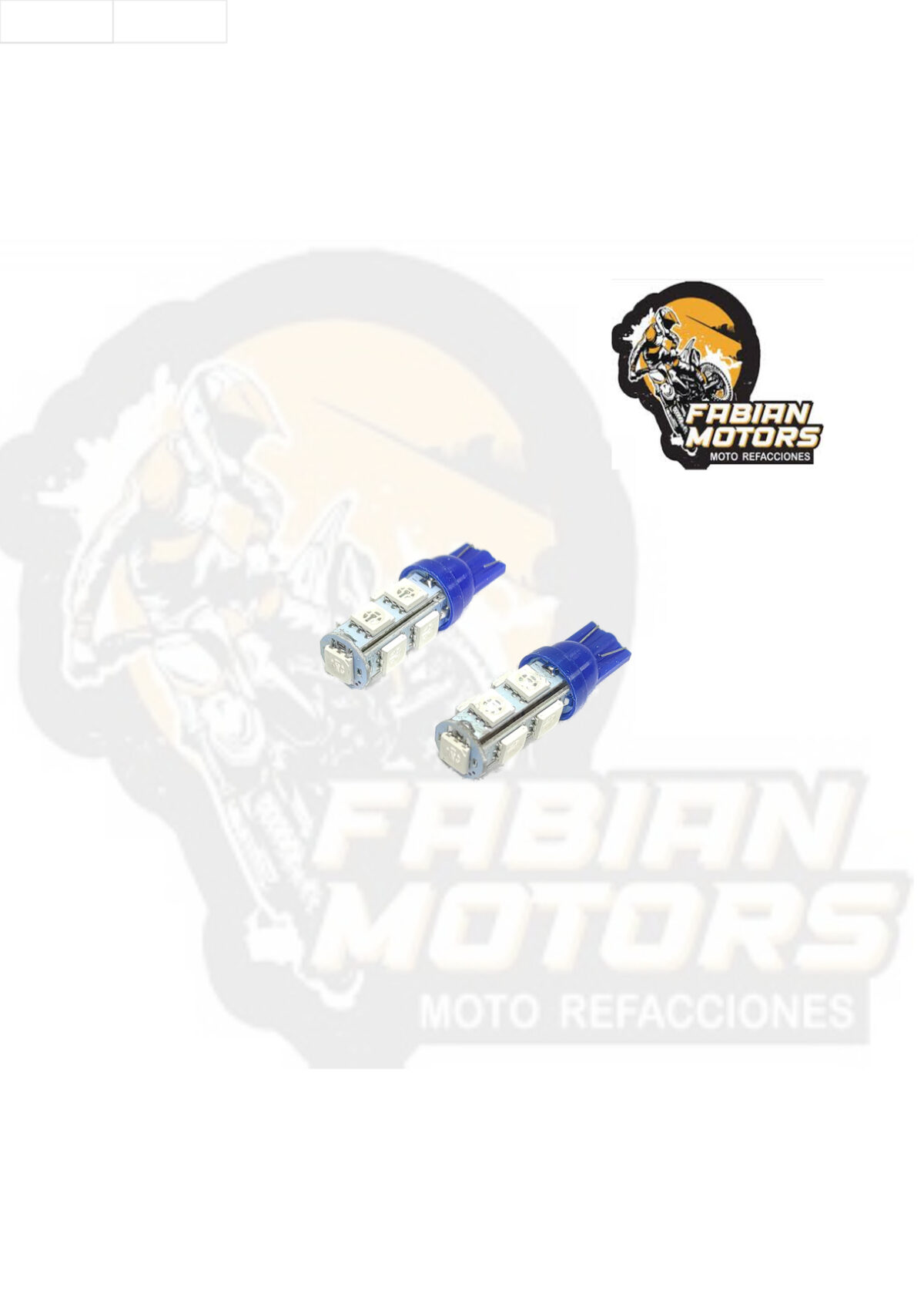 110-400001-1 FOCO DIRECCIONAL LED 12V PELLIZCO AZUL (COMPRA MINIMA POR BLISTER) (BLISTER C/ 2 PIEZAS ) (PRECIO POR PIEZA)