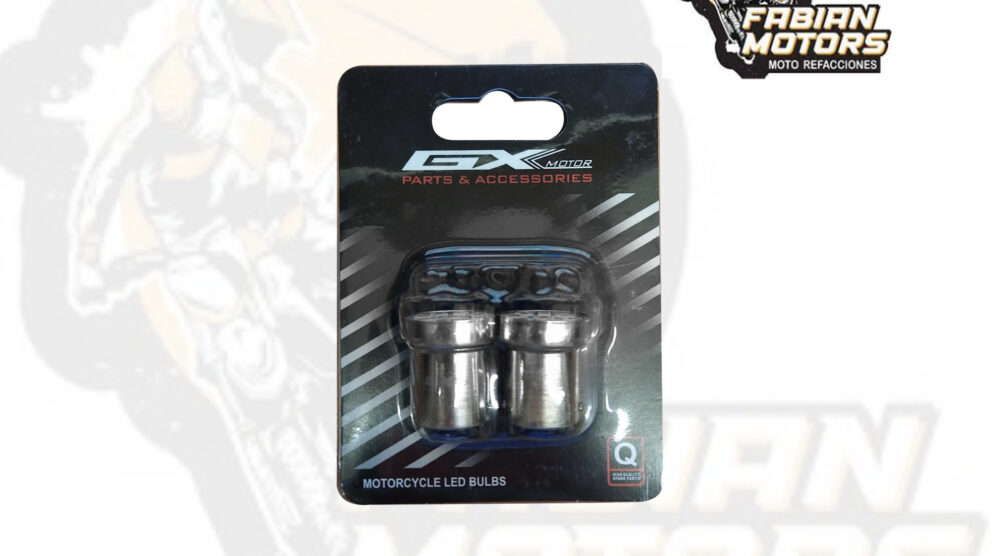 FOCO STOP TRASERO LED 2 POLOS LUZ ROJA 12V BA15D A-002 (COMPRA MINIMA POR BLISTER) (BLISTER C/ 2 PIEZAS ) (PRECIO POR PIEZA)