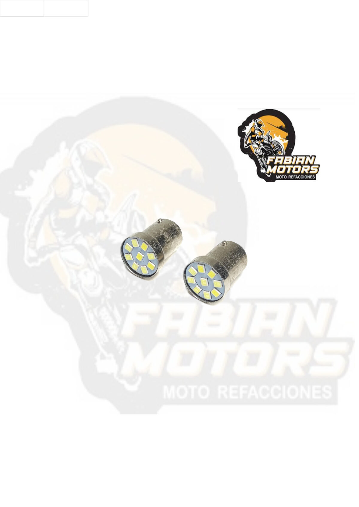 110-400007-1 FOCO STOP TRASERO LED 2 POLOS LUZ BLANCA 12V BA15D A-002 (COMPRA MINIMA POR BLISTER) (BLISTER C/ 2 PIEZAS ) (PRECIO POR PIEZA)