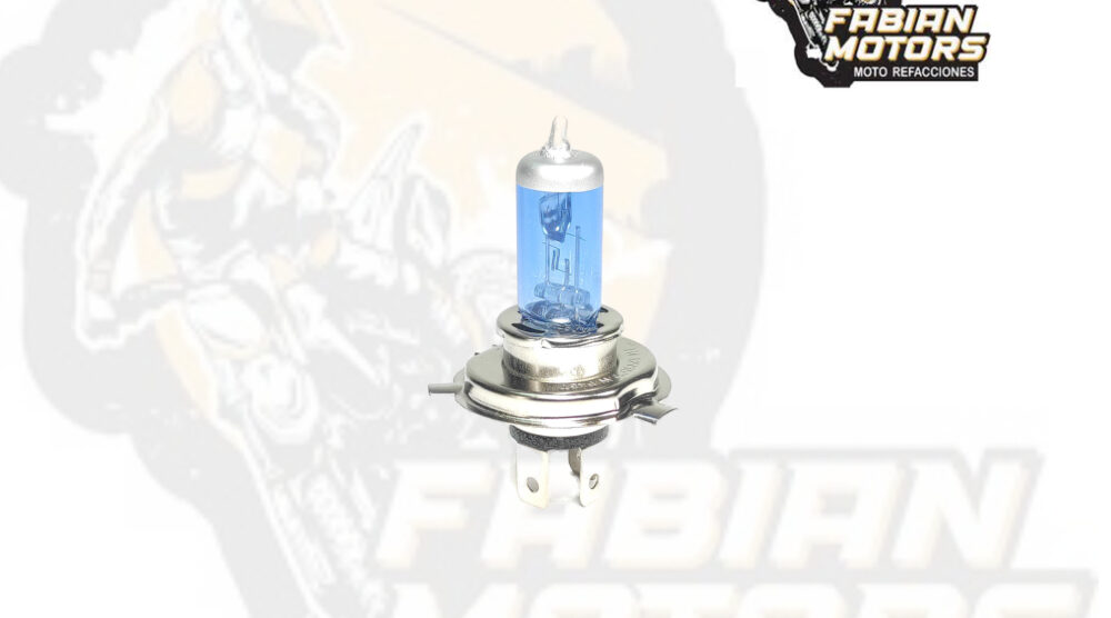 FOCO HALOGENO AZUL H4 12V 35/35W (VENTA 1 PIEZA)