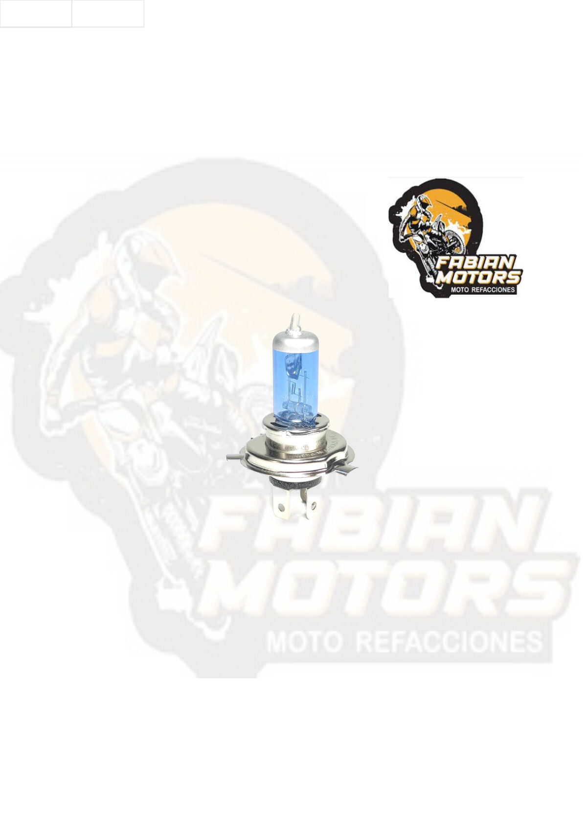 FOCO HALOGENO AZUL H4 12V 35/35W (VENTA 1 PIEZA)