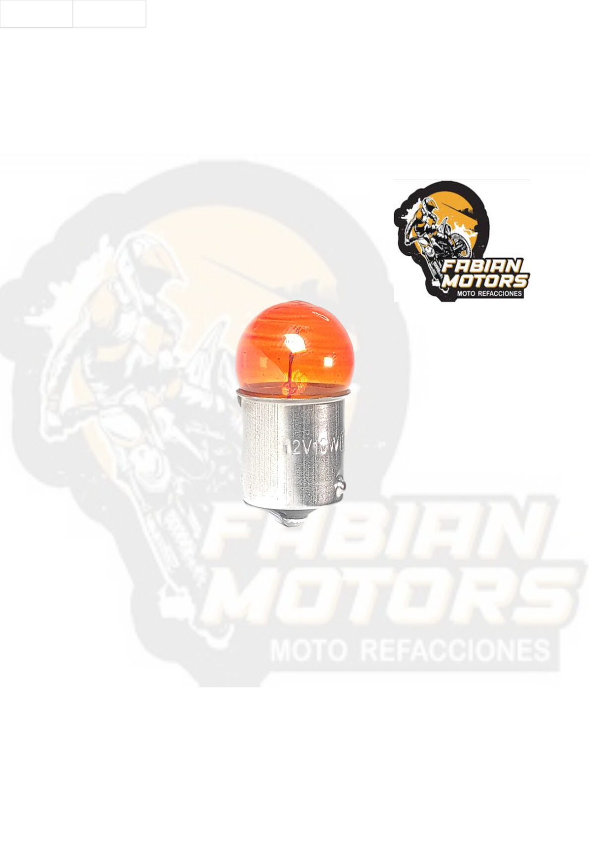 FOCO DIRECCIONAL AMBAR 12V 10W ( VENTA MINIMA 10 PIEZAS ) ( PRECIO POR PIEZA )