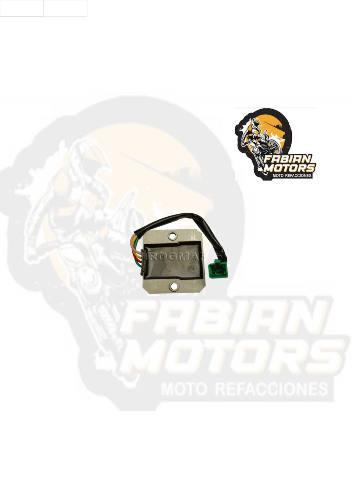 REGULADOR DE VOLTAJE 12V MOTOS CHINAS  (4 CABLES) TWN