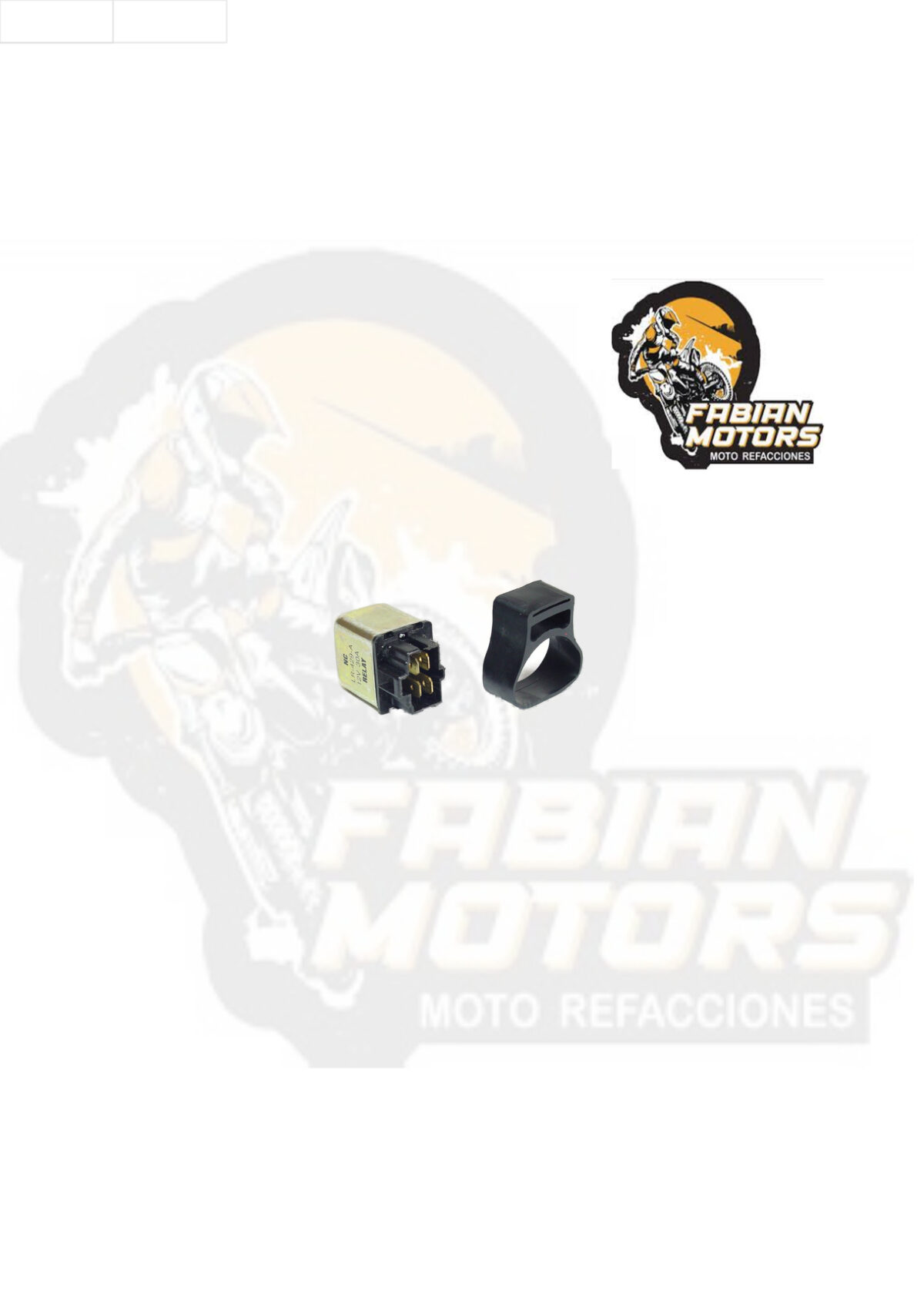 RELEVADOR (RELAY) COMPLETO 12V P/ YBR-125 TWN