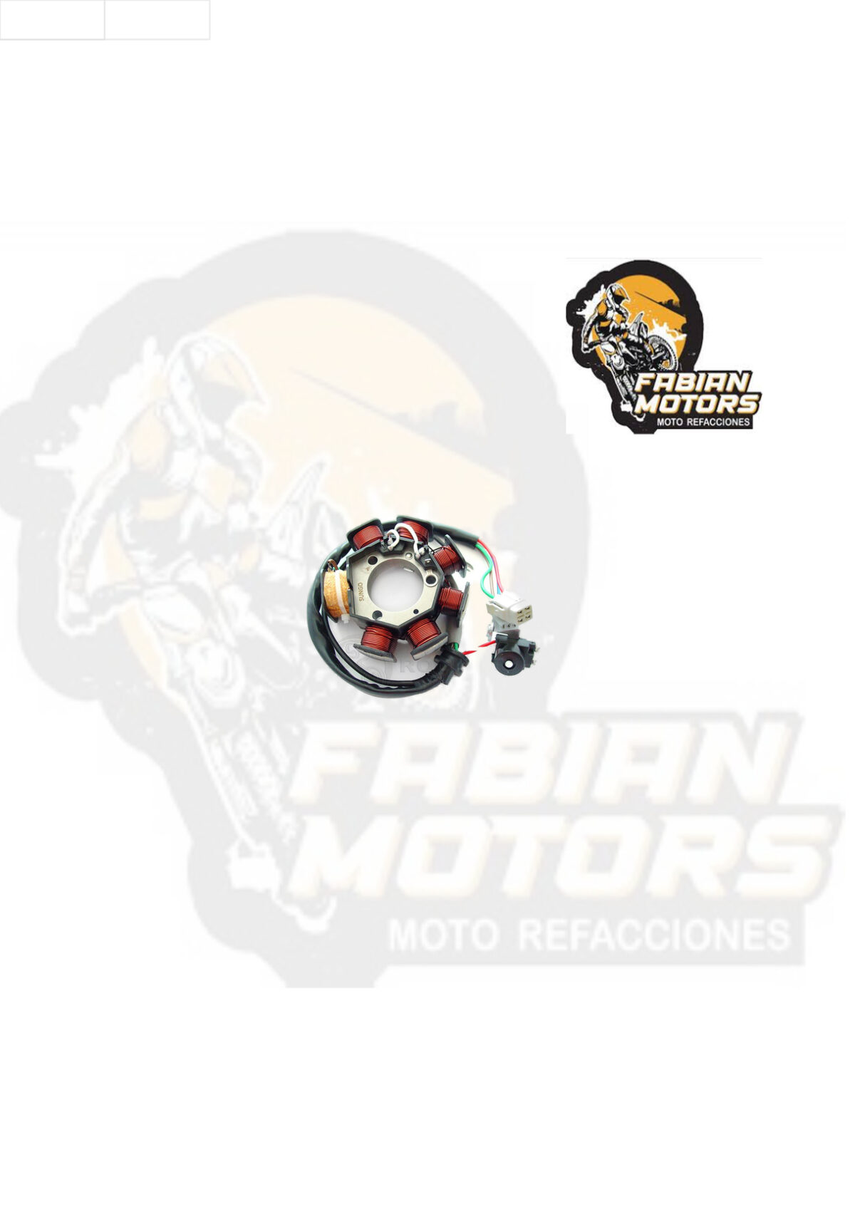 ESTATOR COMPLETO 12V SUNGO P/ YBR-125 EXPRESS (7 BOBINAS)