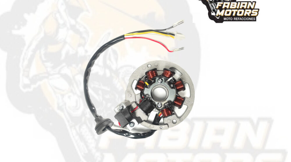 112-040004-1 ESTATOR COMPLETO 12V P/ ZIP-50 (7 BOBINAS)