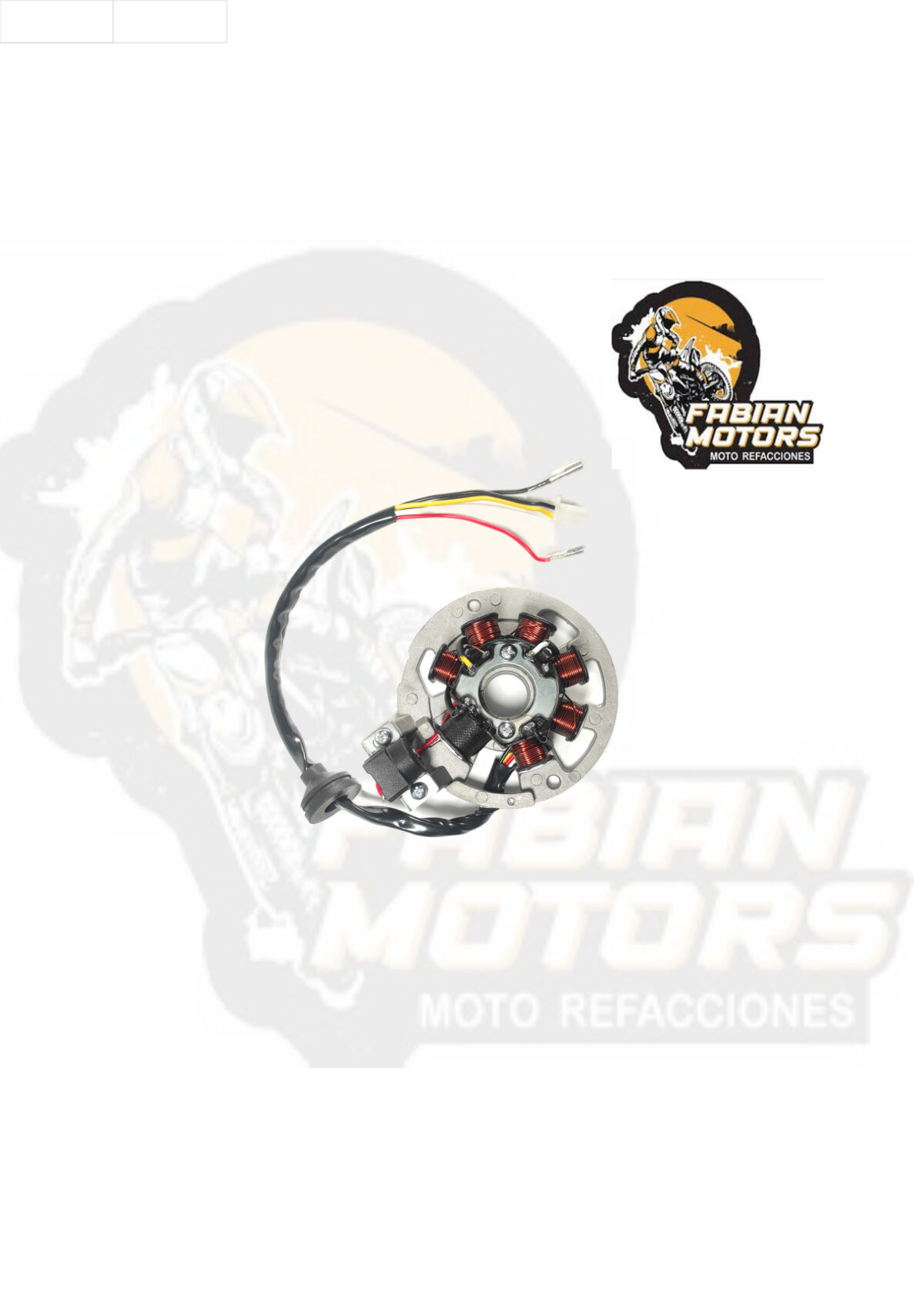 ESTATOR COMPLETO 12V P/ ZIP-50 (7 BOBINAS)