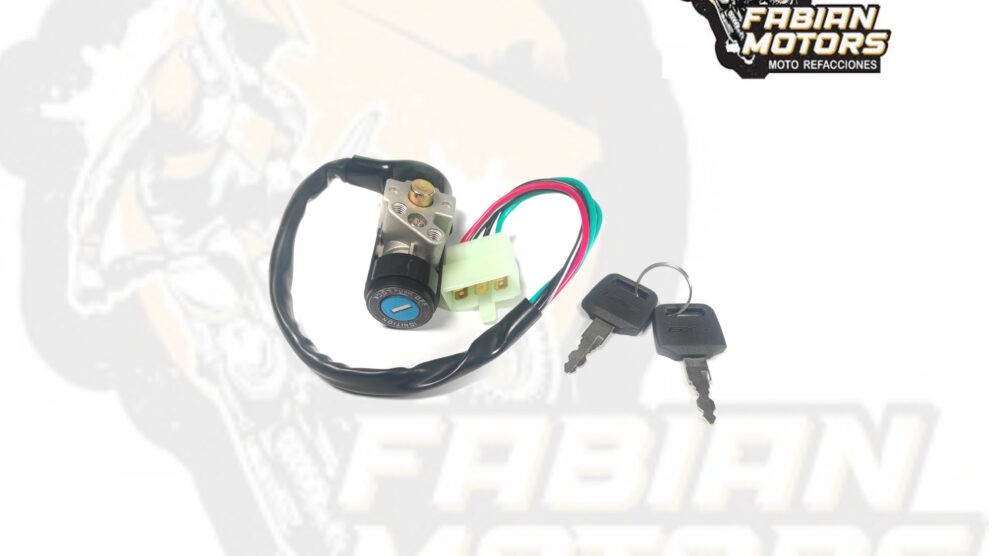 112-044008-1 INTERRUPTOR ENCENDIDO 12V P/ CS-125 / ISLO SL-125/ BIZ-100 (JUEGO)