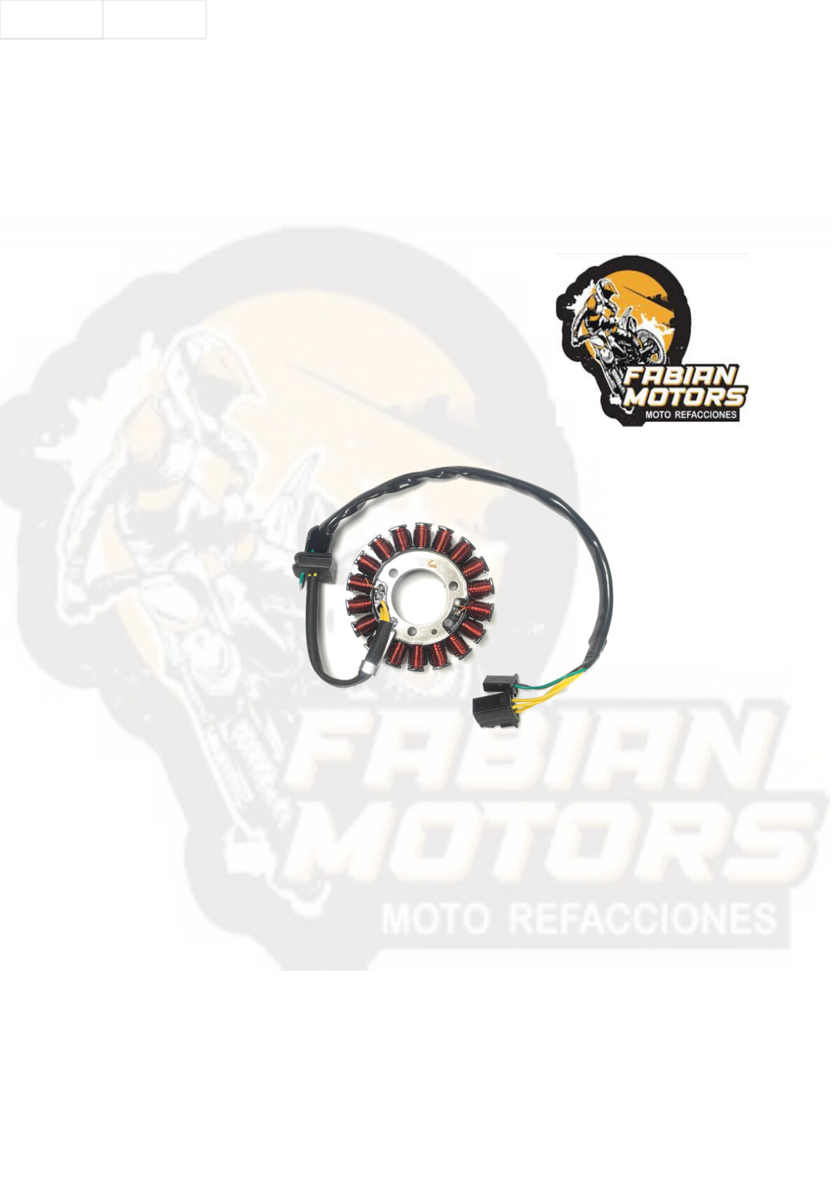 ESTATOR COMPLETO 12V P/ GIXXER-150 SF (18 BOBINAS)