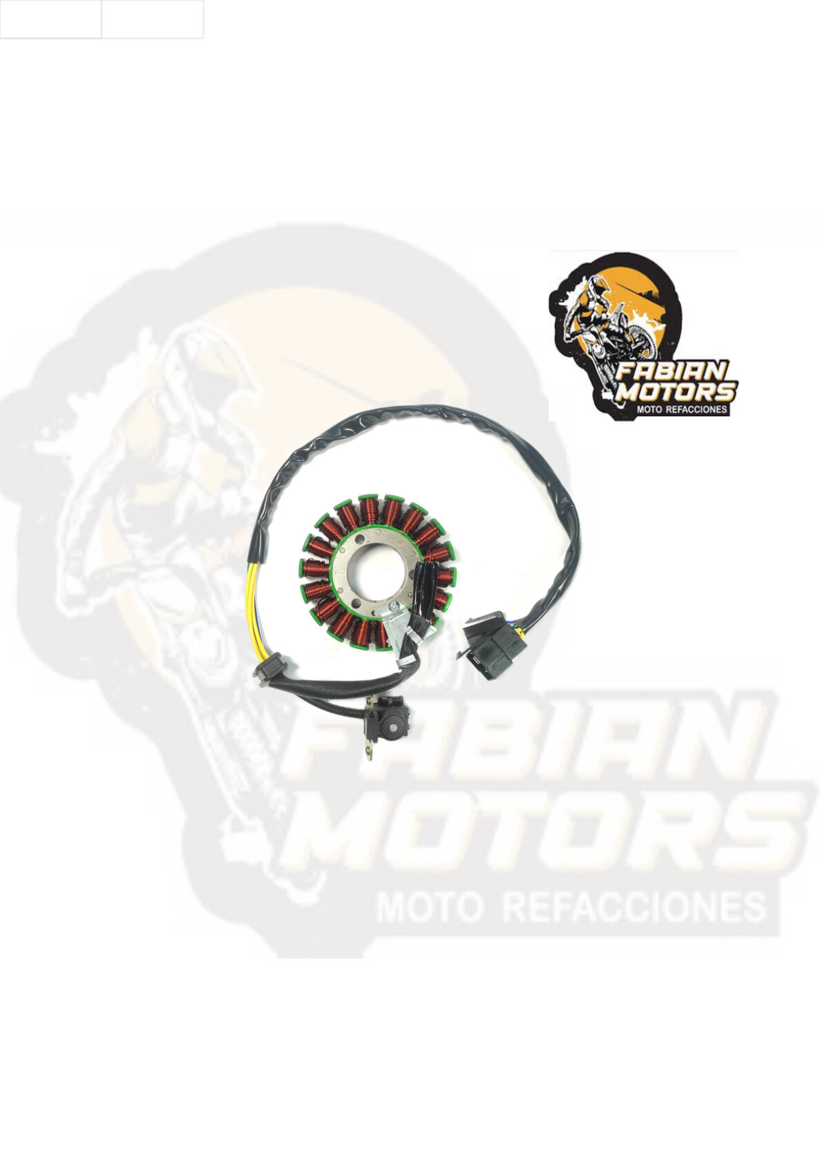 ESTATOR COMPLETO 12V P/ GN-125F (18 BOBINAS)