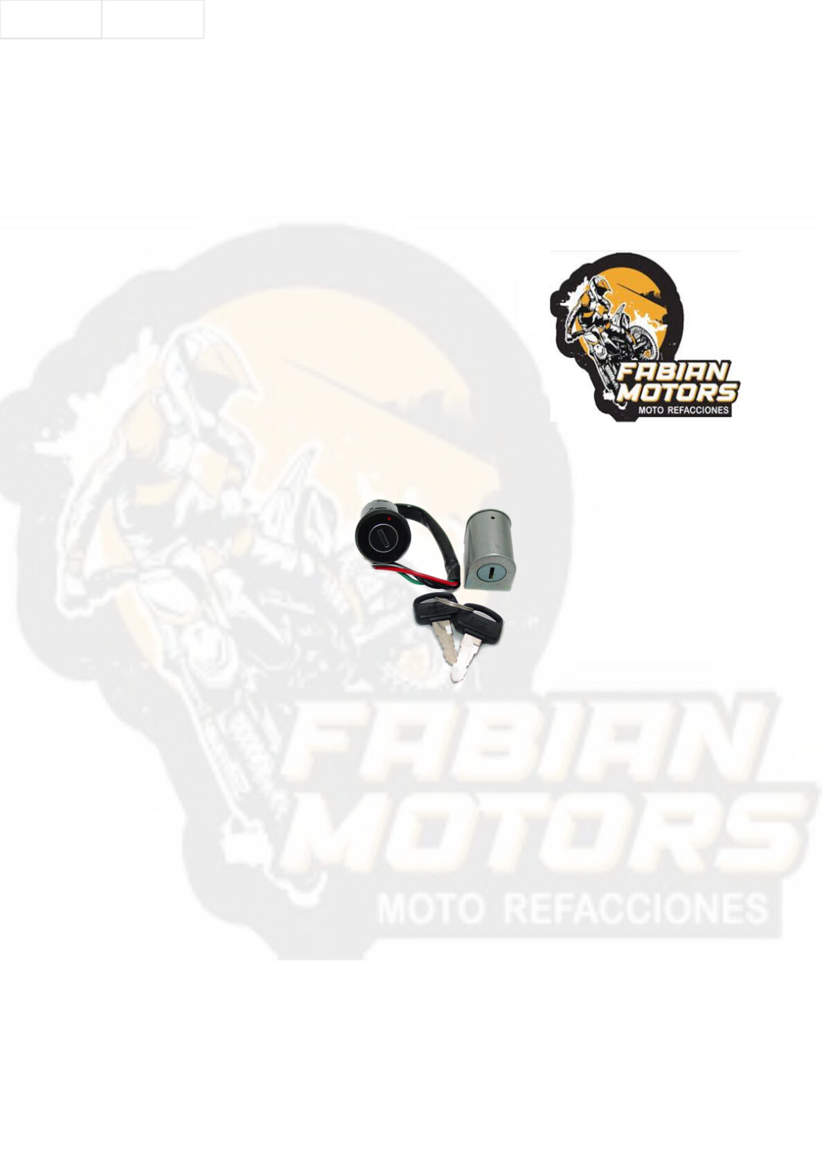 INTERRUPTOR ENCENDIDO 12V P/ C-90 STR C/CHAPAS COMPLETO TWN
