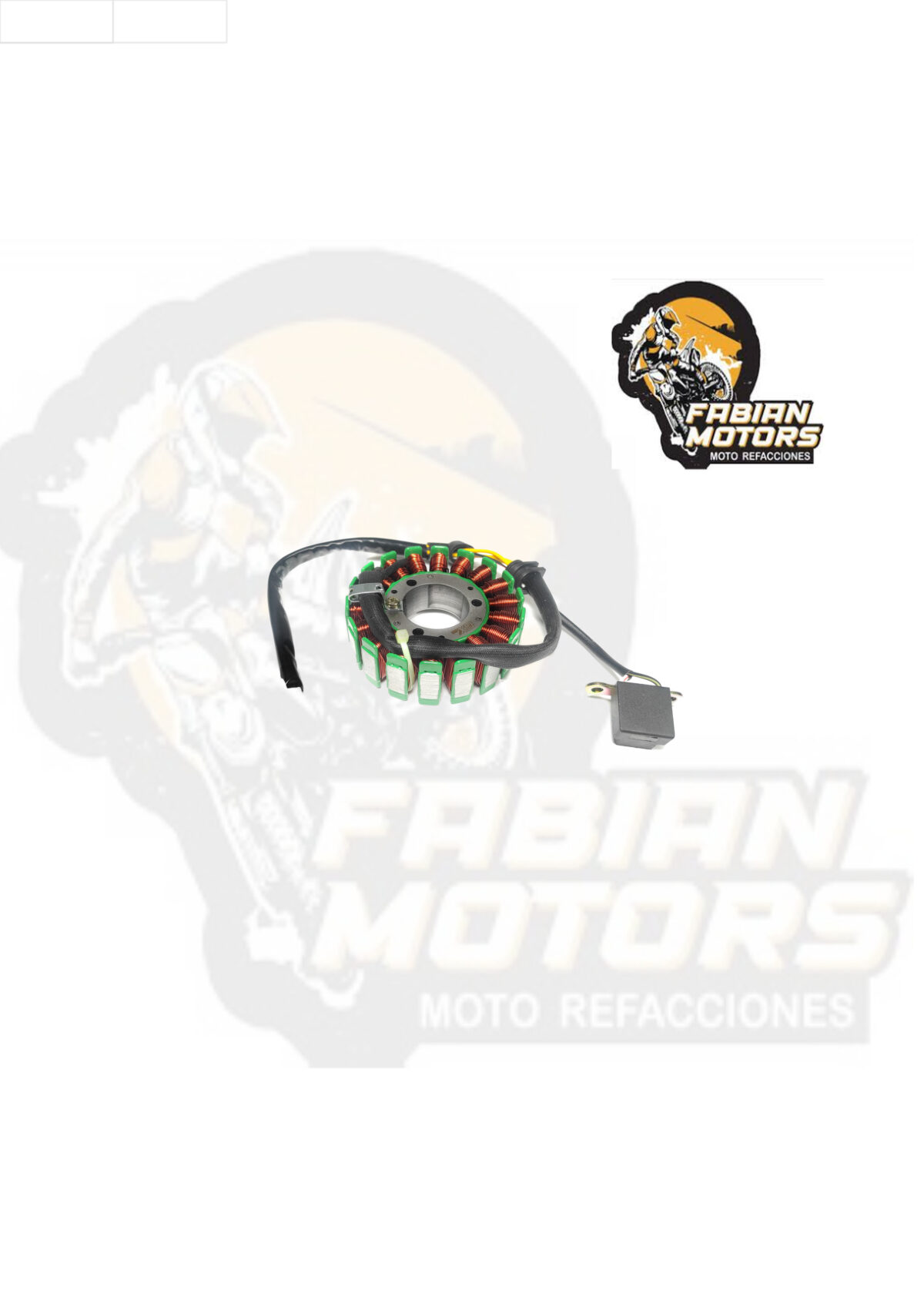 ESTATOR COMPLETO 12V P/ NS200, P/ AS200 M.N. (18 BOBINAS)