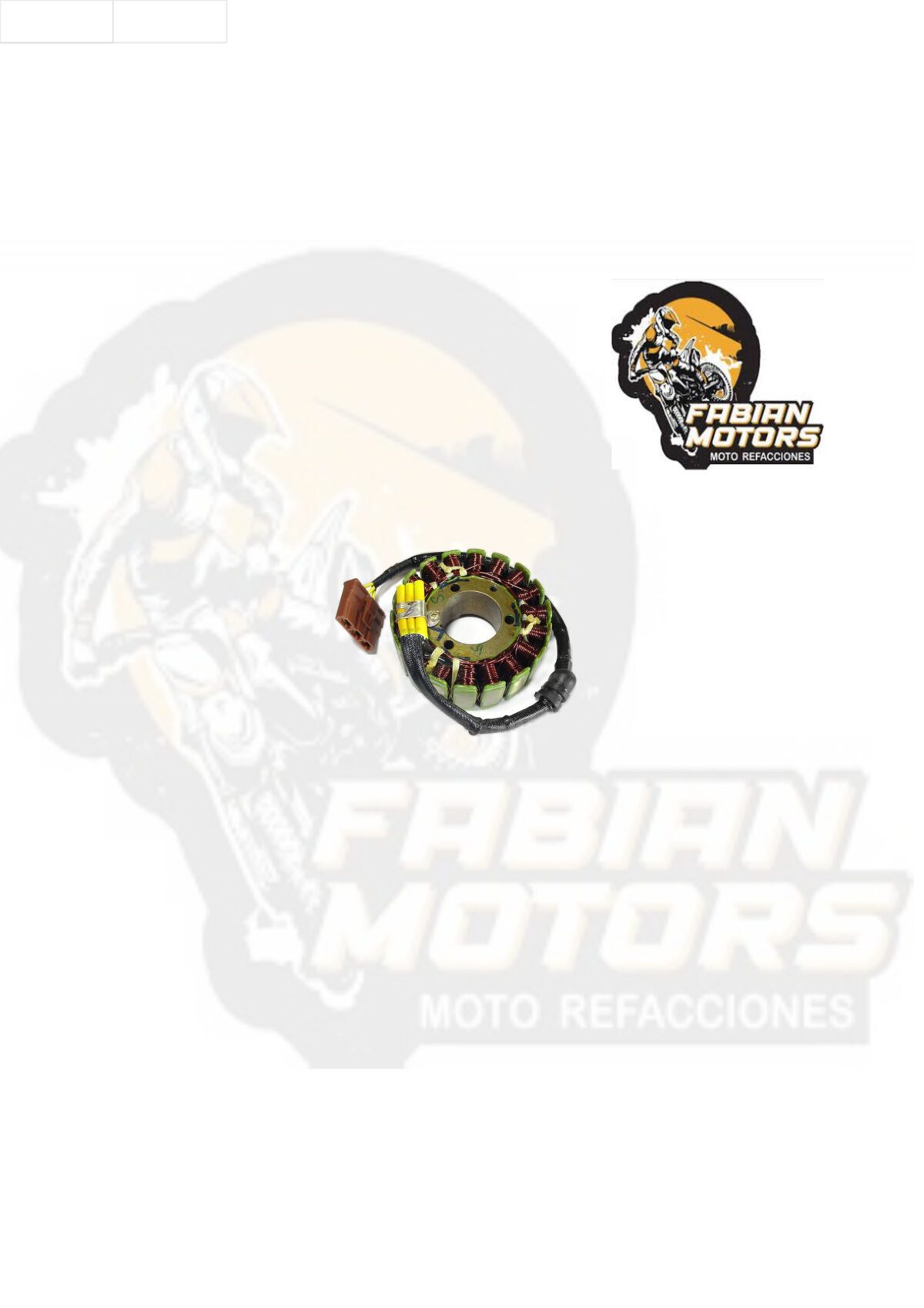 ESTATOR COMPLETO 12V P/ RS200 (18 BOBINAS)