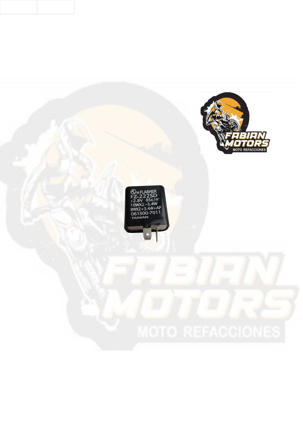 RELEVADOR (RELAY) DIRECCIONALES P/ FZ-16 (CON TIMBRE)