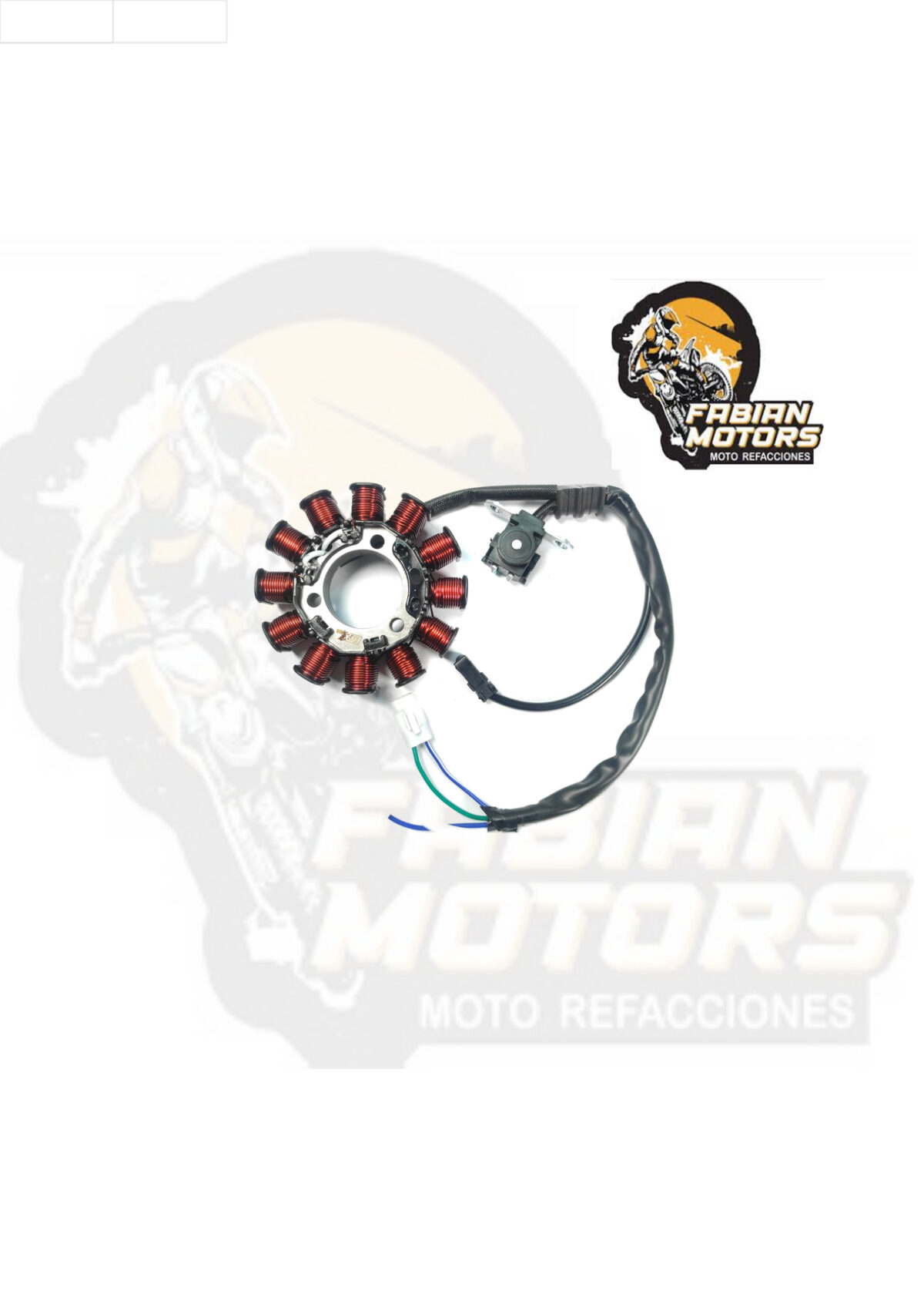ESTATOR COMPLETO 12V P/ FZ-16 2.0 (12 BOBINAS)
