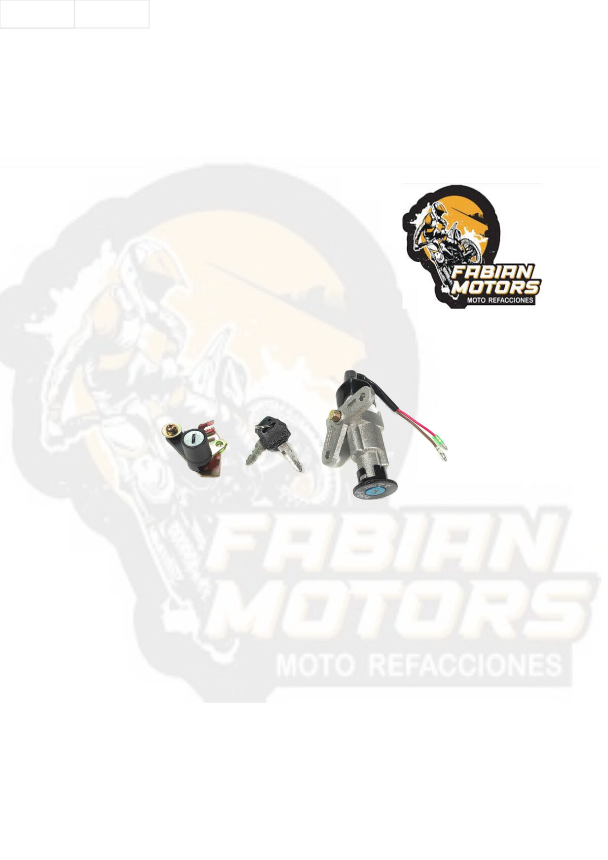 INTERRUPTOR ENCENDIDO 12V P/ CRYPTON-110 (JUEGO)