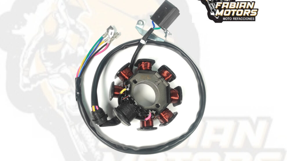 112-141017-1 ESTATOR COMPLETO 12V P/ DM-200 '14-'20, P/ DM-200 SPORT '19-'20, P/ XEVERUS 250 (8 BOBINAS)