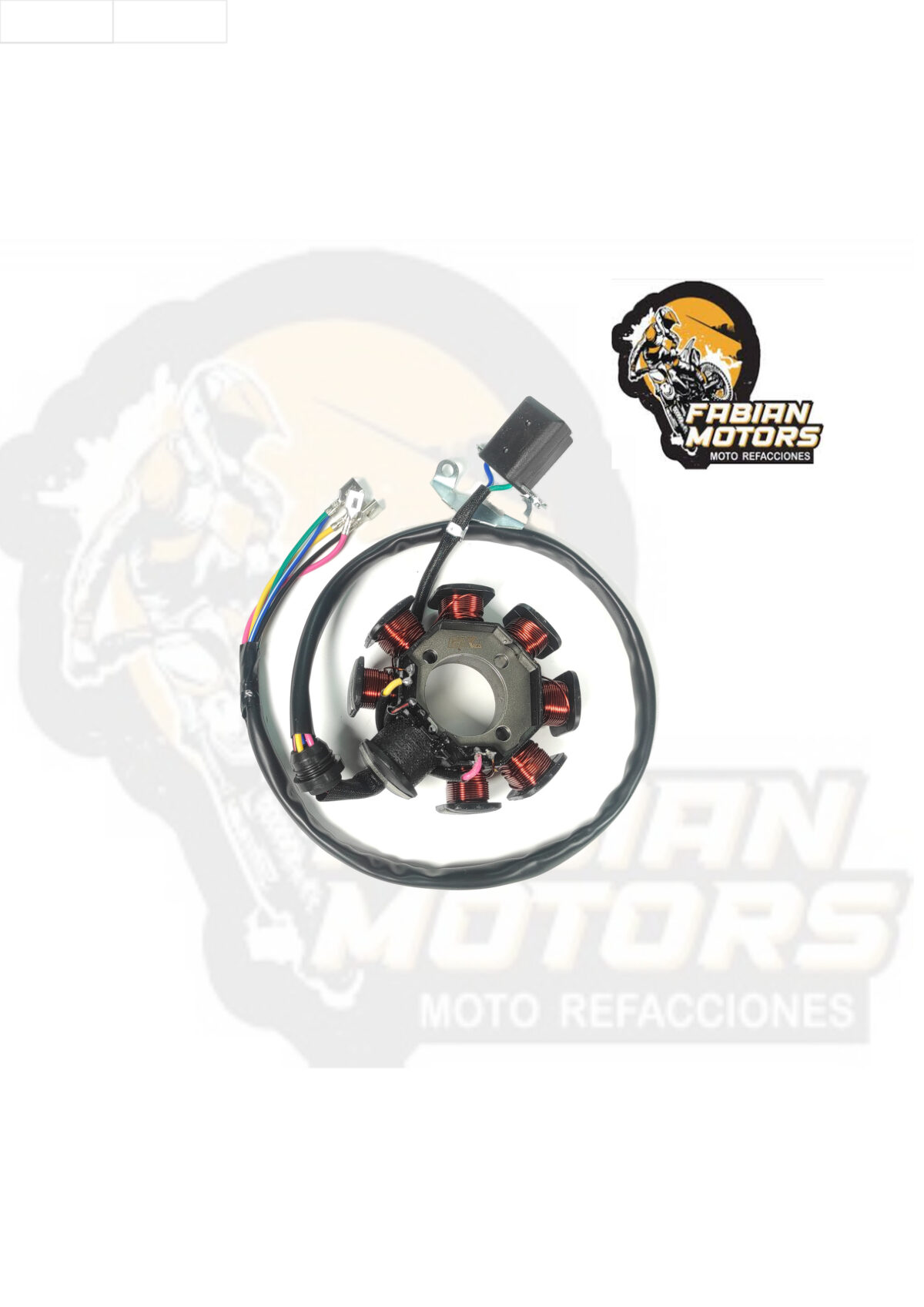 112-141017-1 ESTATOR COMPLETO 12V P/ DM-200 '14-'20, P/ DM-200 SPORT '19-'20, P/ XEVERUS 250 (8 BOBINAS)