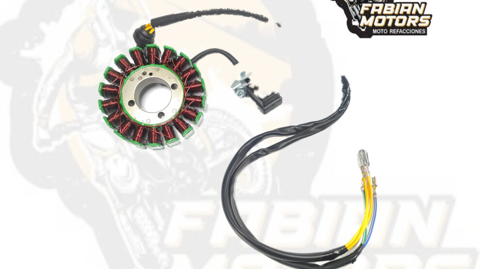 112-149020-1 ESTATOR COMPLETO 12V P/ 250Z VERDE GRAFITO