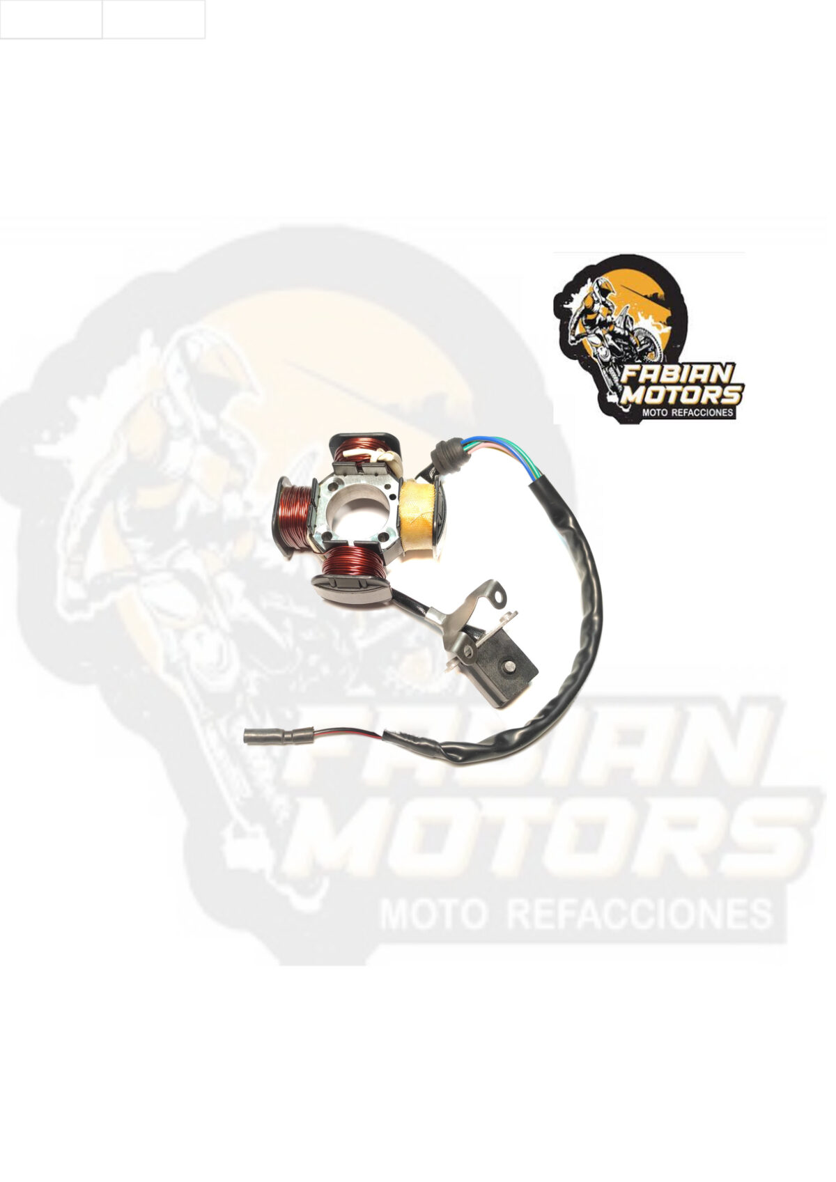 ESTATOR COMPLETO 12V SUNGO P/ TOOL-125 (4 BOBINAS)