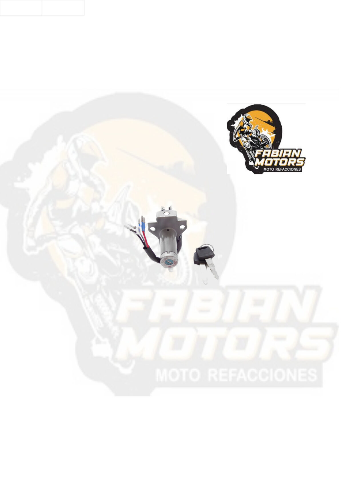 INTERRUPTOR ENCENDIDO 12V P/ TOOL-125 (JUEGO)