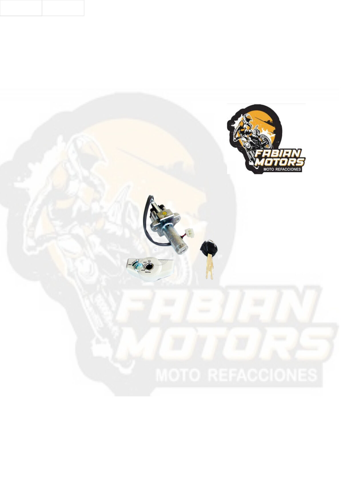 INTERRUPTOR ENCENDIDO 12V P/ GL-150 CARGO (JUEGO)