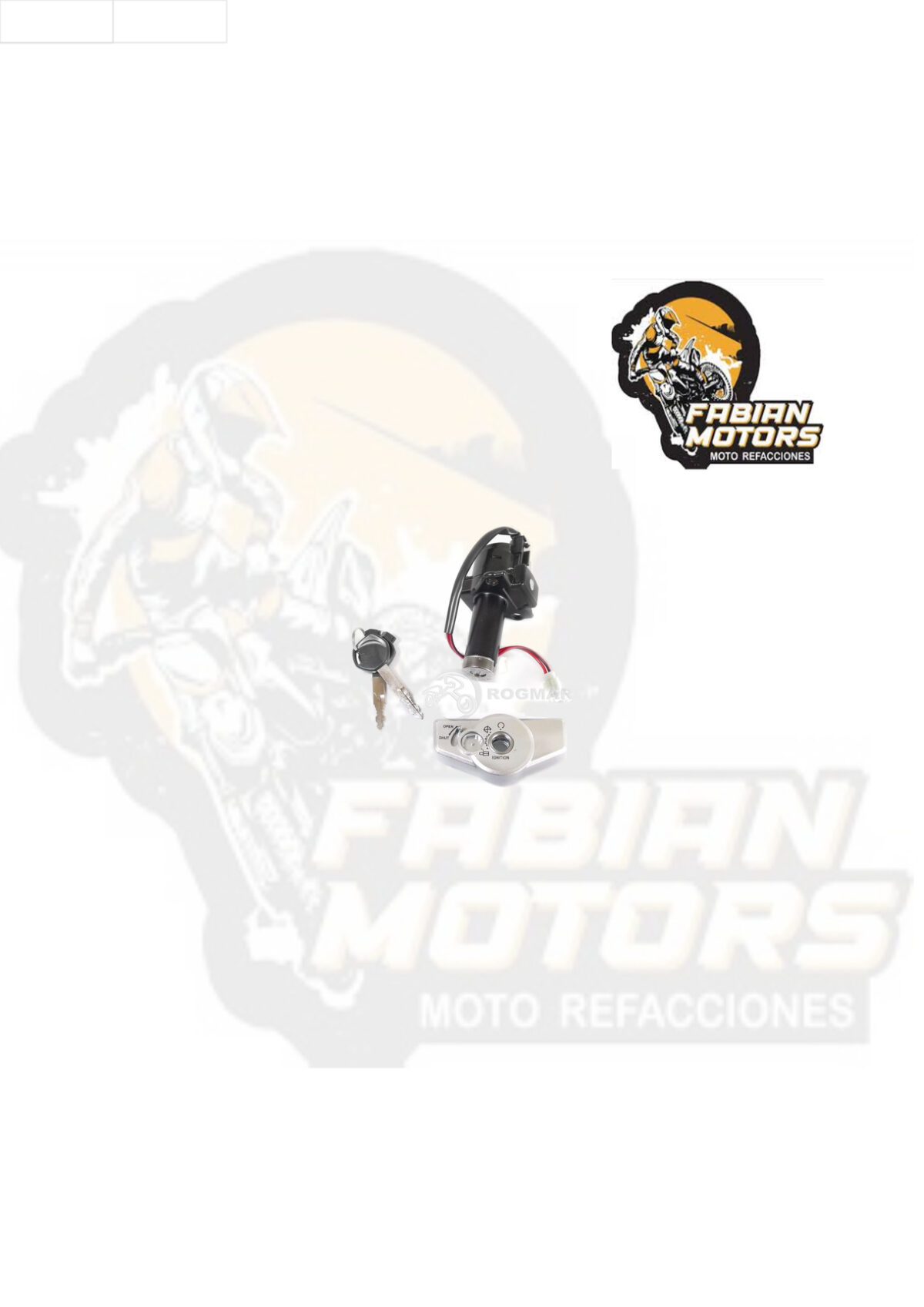 INTERRUPTOR ENCENDIDO 12V P/ GL-150 CARGO (JUEGO)