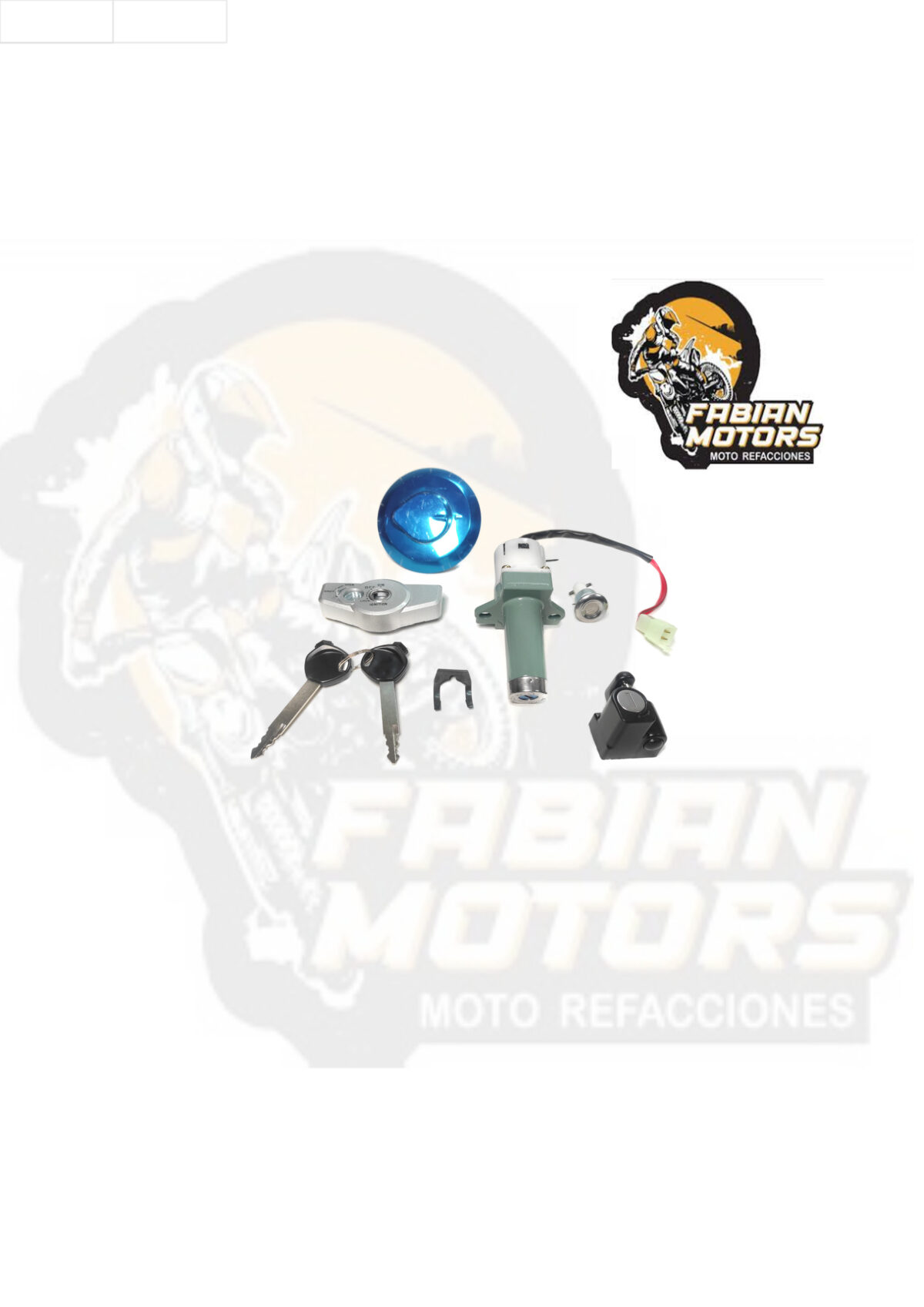 INTERRUPTOR ENCENDIDO COMPLETO 12V P/ GL-150 CARGO (JUEGO)